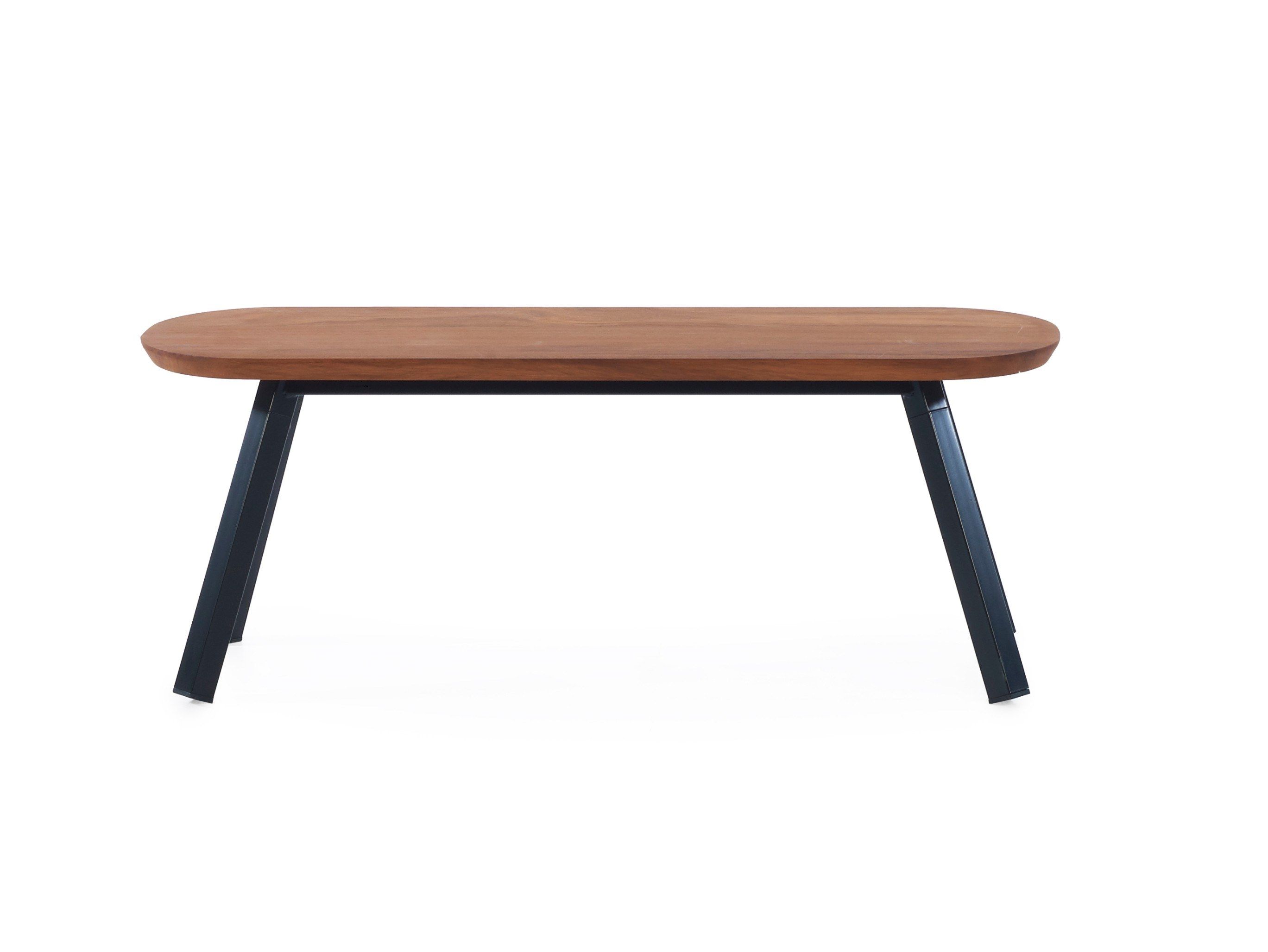 Садовая скамейка Iroko и окрашенная стальная основа RS Barcelona YOU AND ME ARCH-00089048 - Вид №1