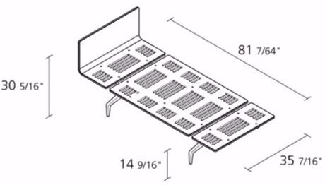 Alias Односпальная кровать из алюминия и дерева Legnoletto sun-id-1386514 - Вид №9