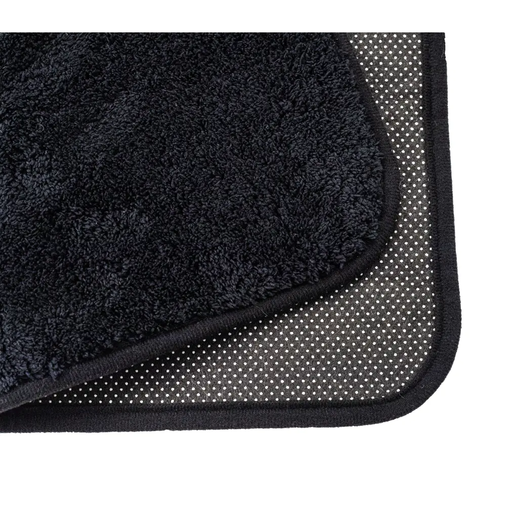 Коврик для ванной SWENSA Ping - уют и безопасность в черном цвете 89379316 STLM-1388812 - Вид №1