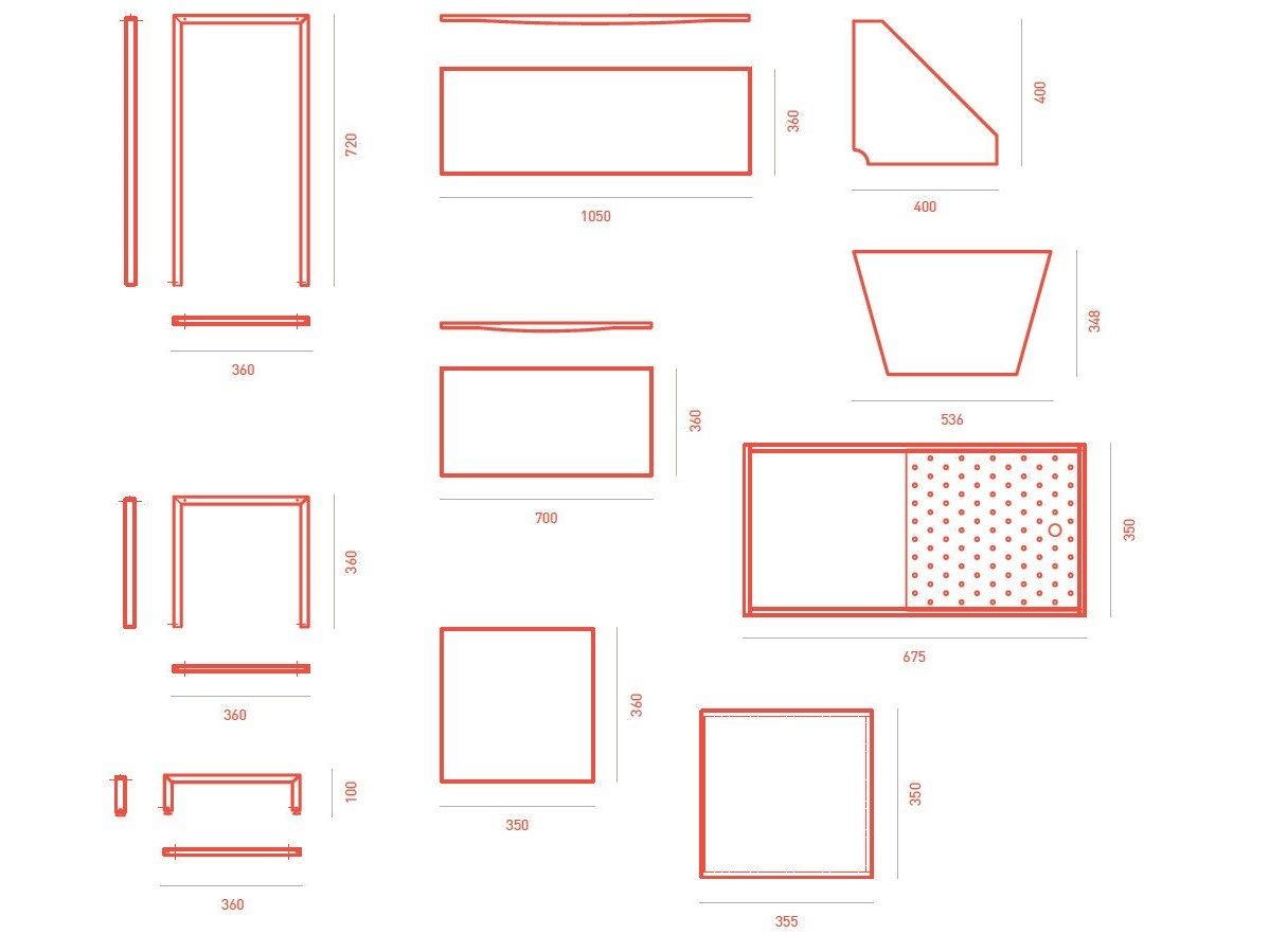Металлическая секционная полка Giacopini Жан ARCH-00038947 - Вид №9
