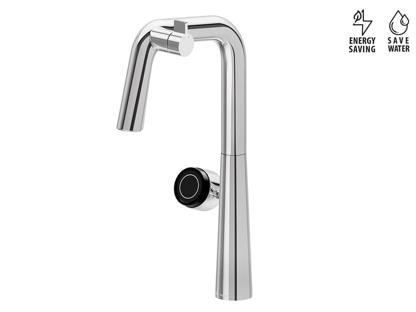 Электронный кухонный смеситель с поворотным изливом Newform ALKIMIA ARCH-00079385