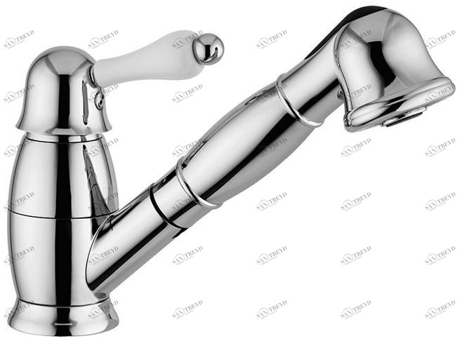 Rubinetteria Giulini Кухонный смеситель, однорычажный, с ручным душем Harmony - harmony crystal 9517