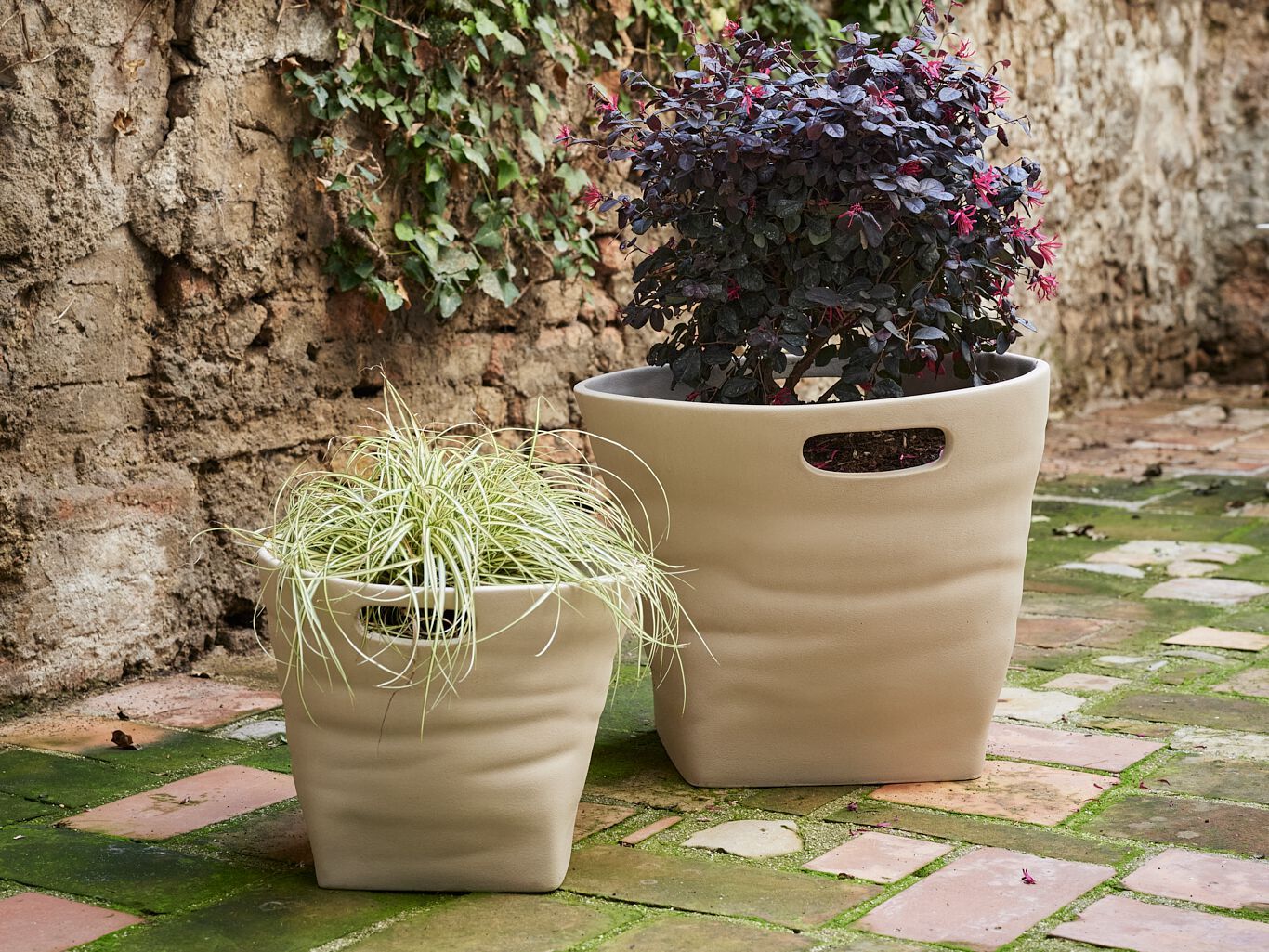Перерабатываемый двухкомпонентный садовый горшок из смолы Ellemura Sac ARCH-00059299 - Вид №5