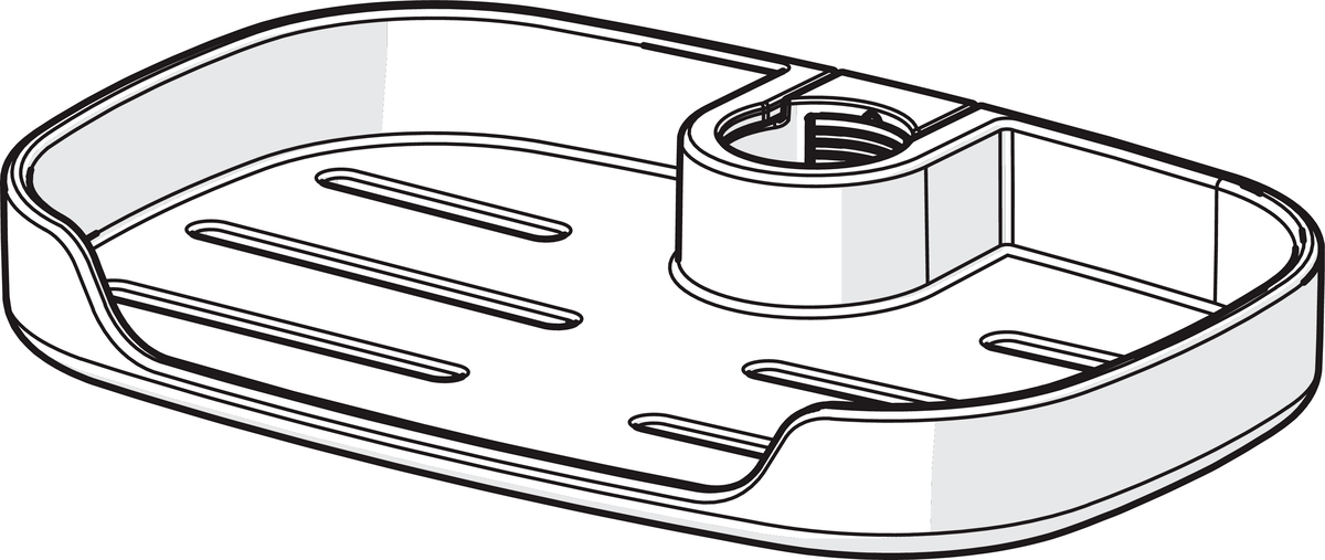 Oras 253440 Мыльница 253440 Hydractiva Прозрачный  - Вид №1