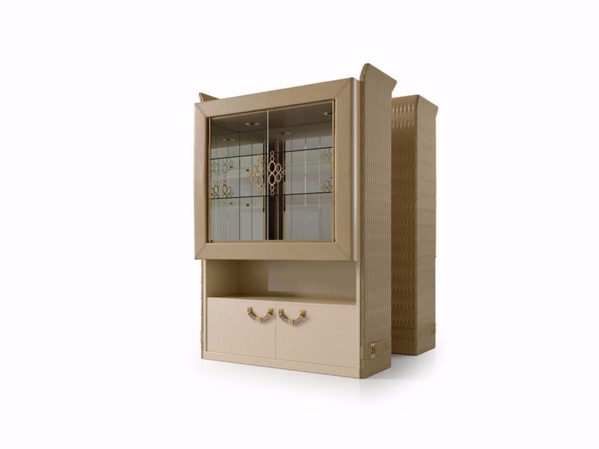 Кожаный барный шкаф Turri номер три ARCH-00077672