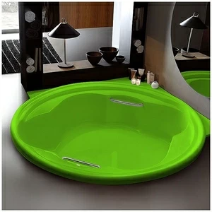 Ванна Gruppo treesse Ninfa V6591-S салатовая круглая большая