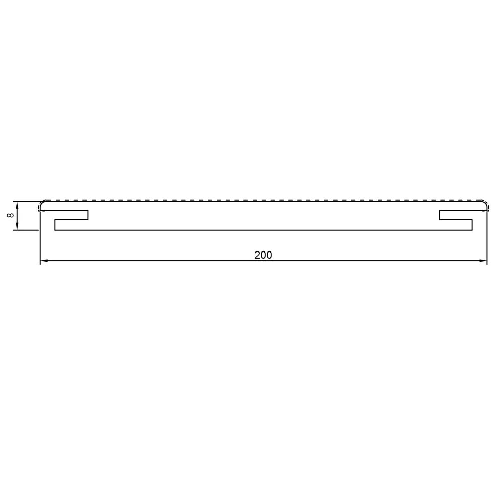 Добор дверной коробки Skyline 2/3 2070x200x10 мм ПВХ цвет рустик серый 87688751 STLM-2097218 VELLDORIS  - Вид №3