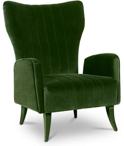 BRABBU Кресло с обивкой из ткани с подлокотниками Davis sun-id-1383090 - Вид №2