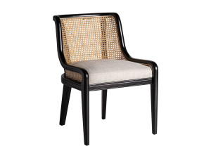 Деревянный стул с мягким сиденьем