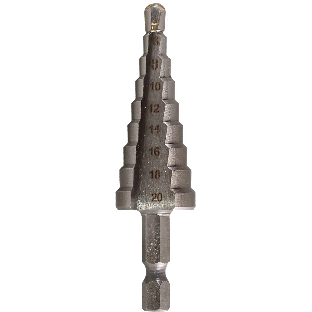 Сверло ступенчатое по металлу Вихрь 73/10/6/17 4-20x16.5 мм STLM-2001562 - Вид №1