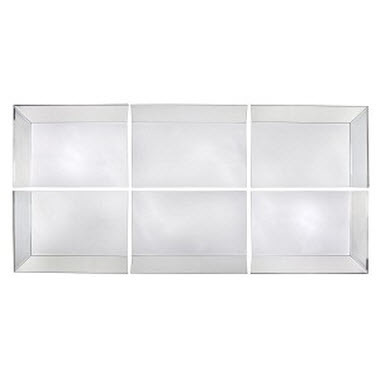 Зеркало прямоугольное настенное Rectangle - элемент PUSHA ДИЗАЙНЕРСКИЕ 062515 Зеркальный  - Вид №3