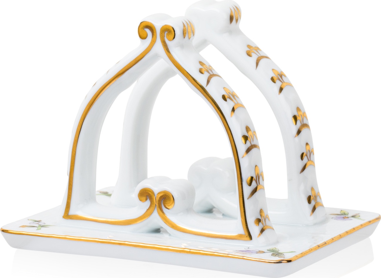 10623402 Herend Подставка для салфеток 11см "Королевский сад" Фарфор 