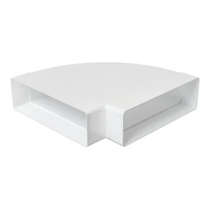 Колено горизонтальное Fonet 60x204 мм 90 градусов пластик