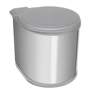 Ведро для мусора на дверцу шкафа Delta 350/11 Metallic Grey NAVAKO