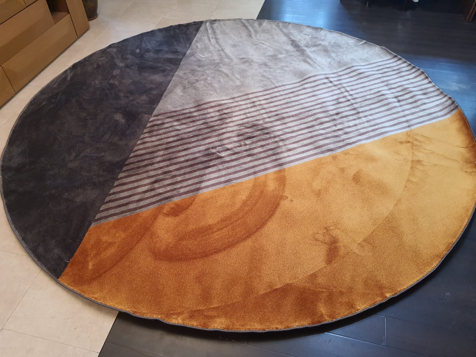 PROF Ковер в наличии из полиамида круглый диаметр 3 метра U0280S - Вид №11