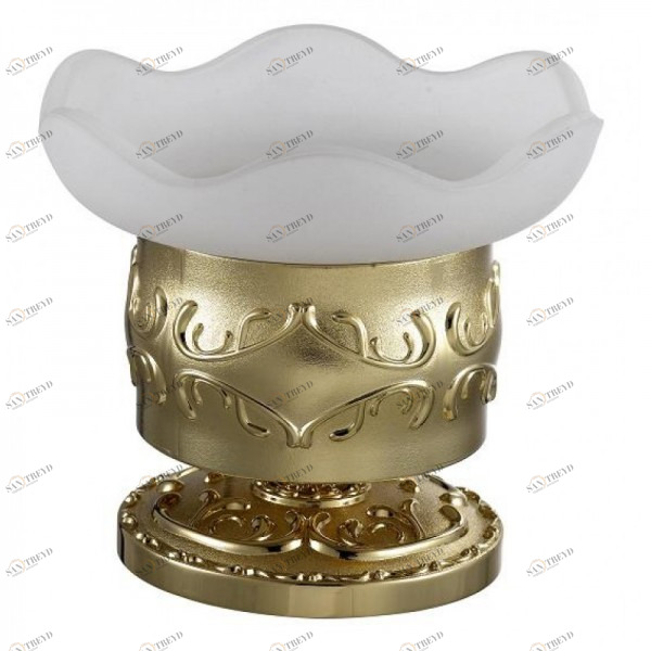 Мыльница стекло настольная Hayta (Германия) 13916-2/GOLD sun-id-561712