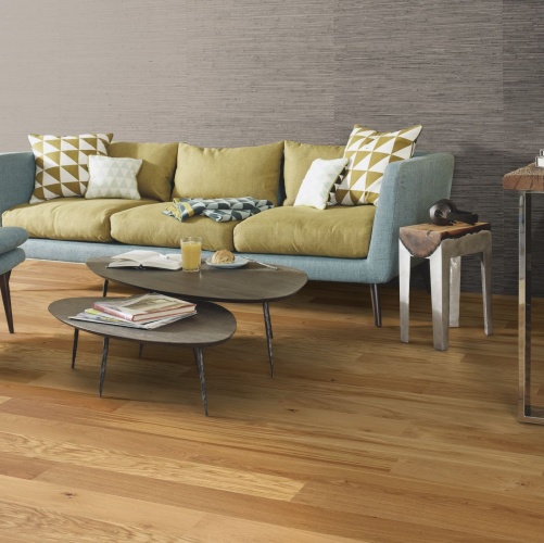 Инженерная доска Boen Finesse Rustic Live Natural Ированная С 2v Фаской Дуб Рустик с брашью (Текстурированная) 1350х135 мм EBLE4KFD - Вид №1