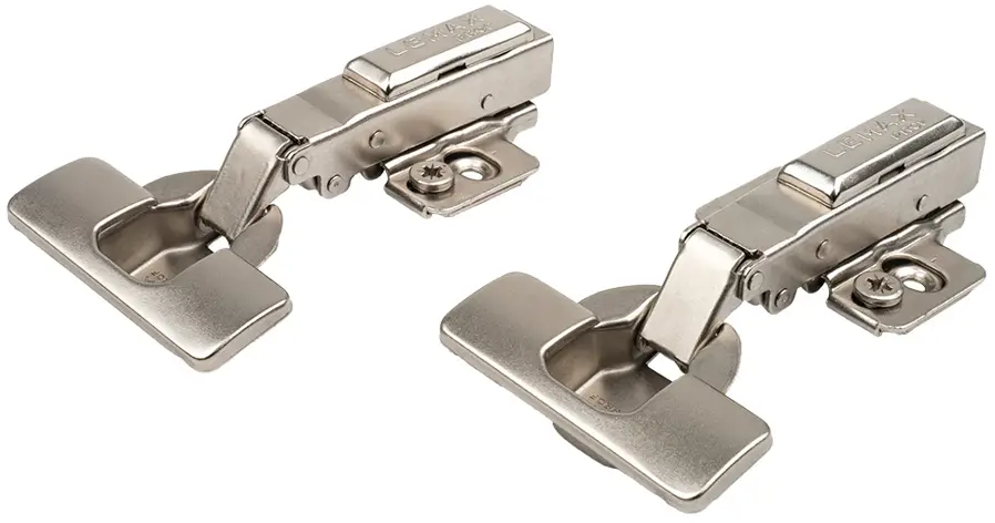 91765943 Петля мебельная накладная 2pcs-FH132AP3AC с эксцентриком никель комплект 2 шт. STLM-1006502