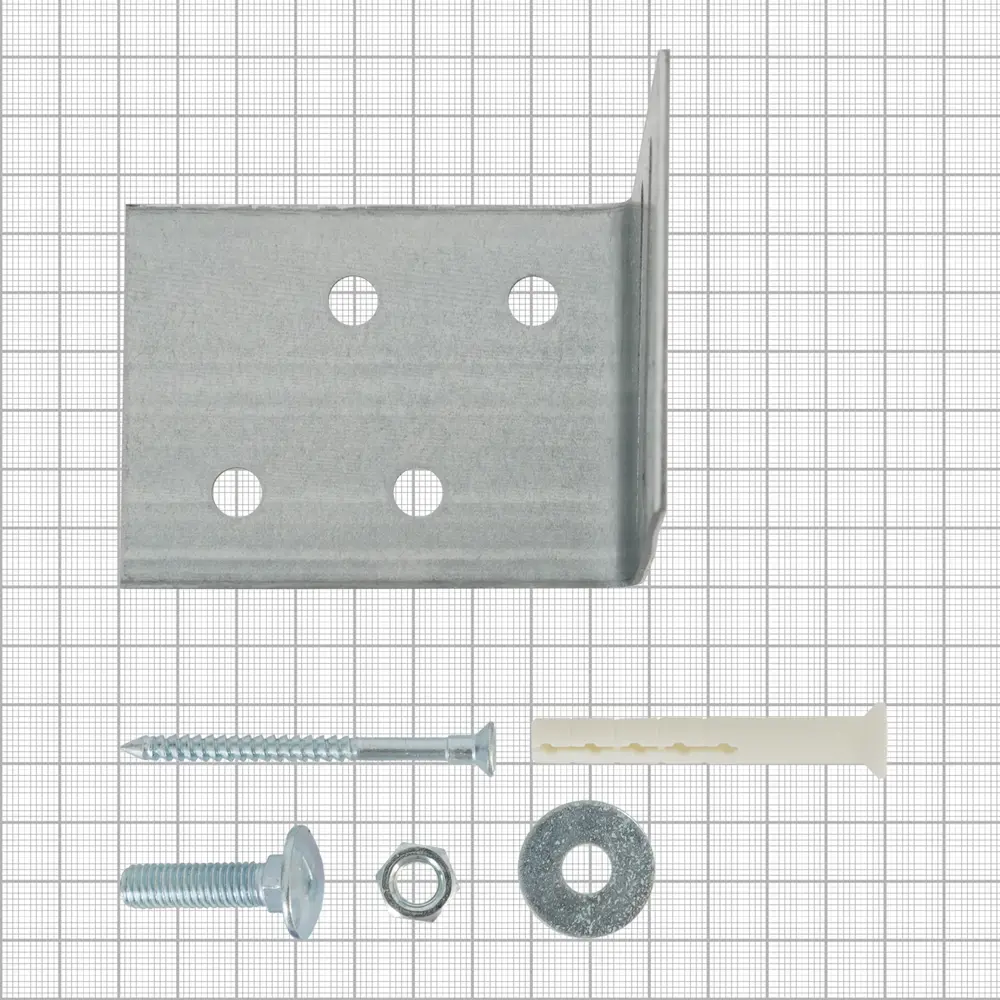 Крепежные детали для профилей Knauf UA 75 88x94x68x2 мм, 4 шт STLM-2008048 - Вид №3