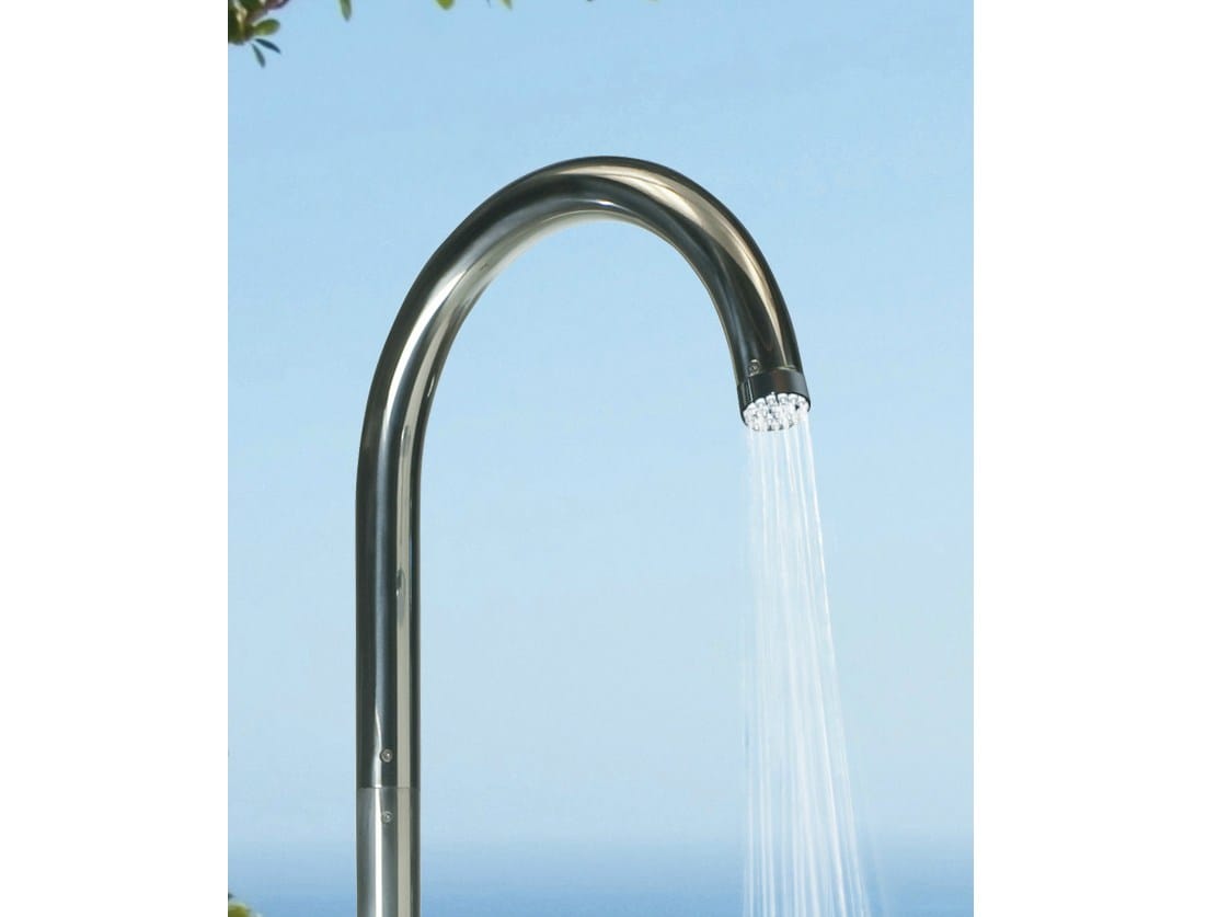 Напольная душевая колонна из нержавеющей стали с душем с ручным душем Bossini Pool Floor ARCH-00018411 - Вид №1