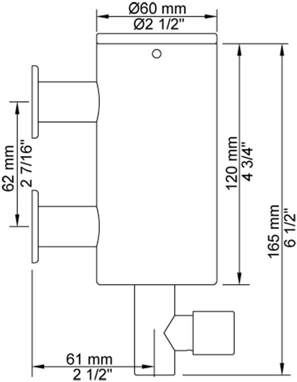 VOLA Настенный дозатор мыла sun-id-1424859 - Вид №4