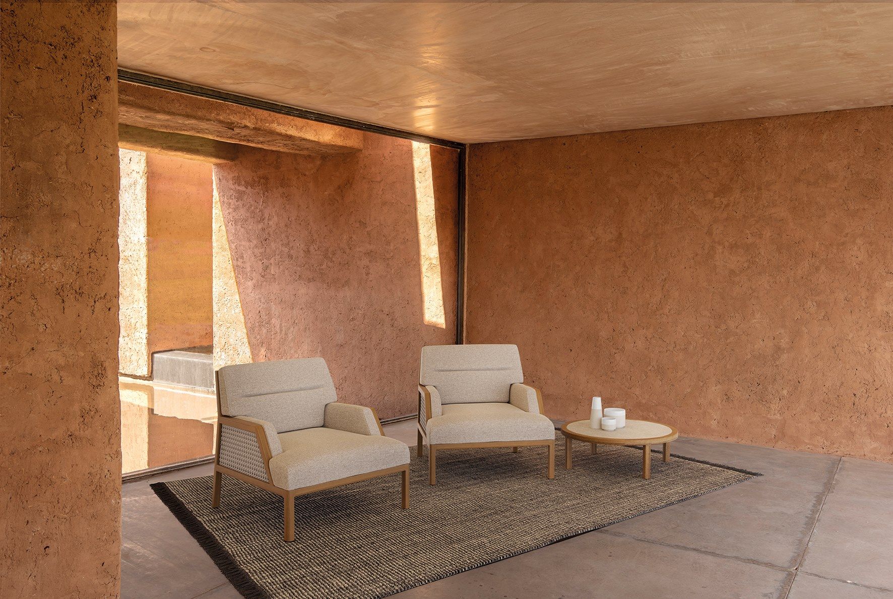 Круглый керамический журнальный столик Ethimo Grand Life ARCH-00127063 - Вид №9