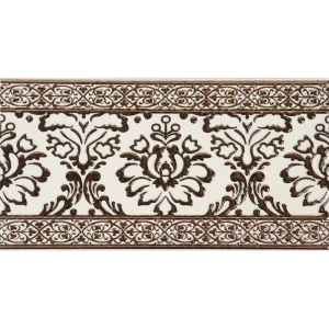 Бордюр настенный LB Ceramics Катар 13x25 см цвет белый