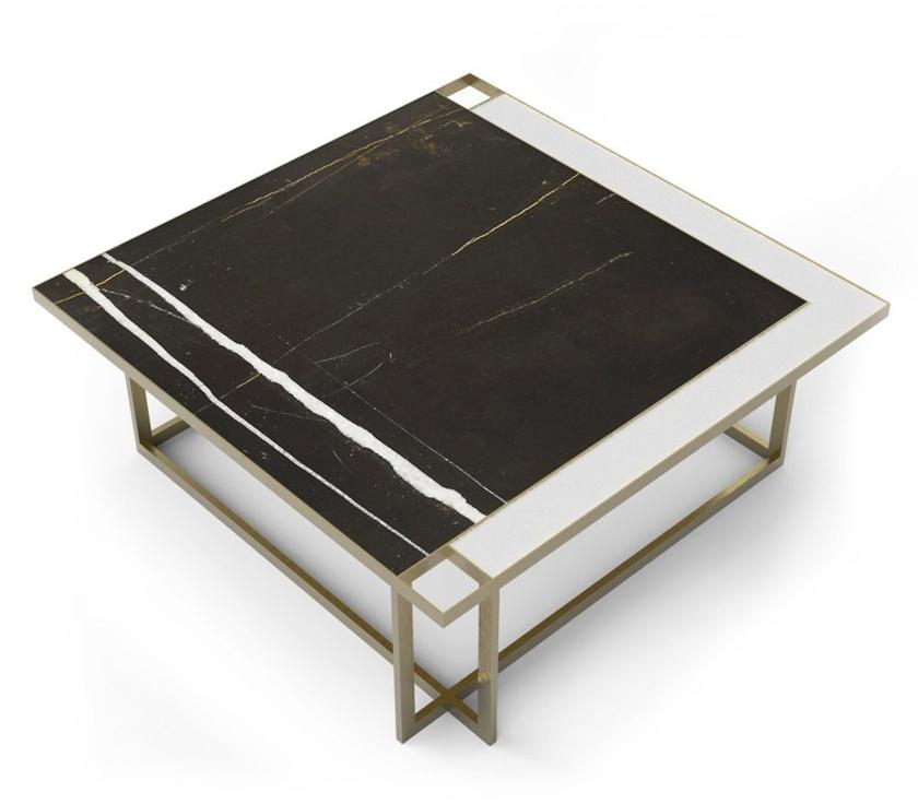 MARIONI Низкий квадратный журнальный столик Gary 02864 - Вид №2