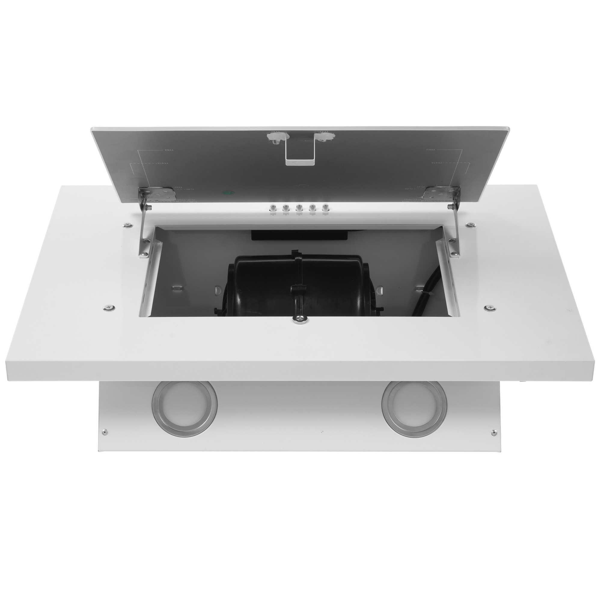 9118242 Вытяжка наклонная HOLBERG Delta 600W белый/белый STDN-0081181 - Вид №8