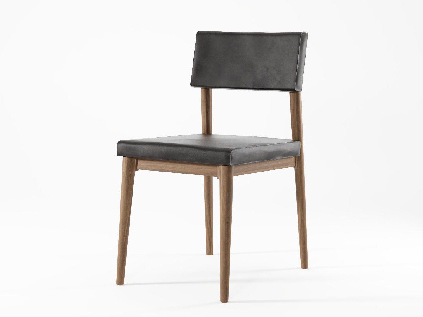 Мягкий стул для ресторана из массива дерева KARPENTER Винтаж ARCH-00059629