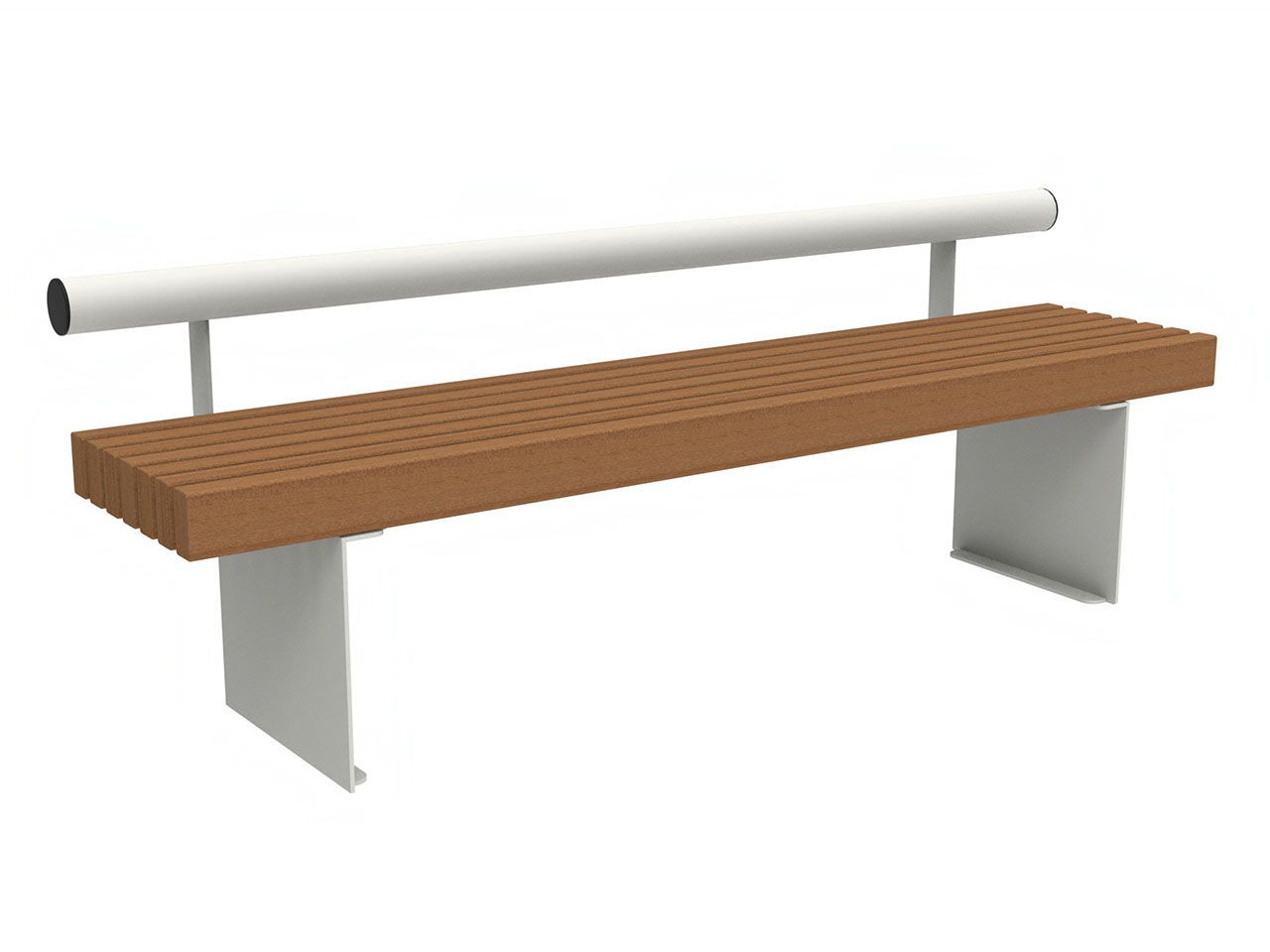 Скамья из окуме со спинкой Lazzari дольмен ARCH-00090444 - Вид №10