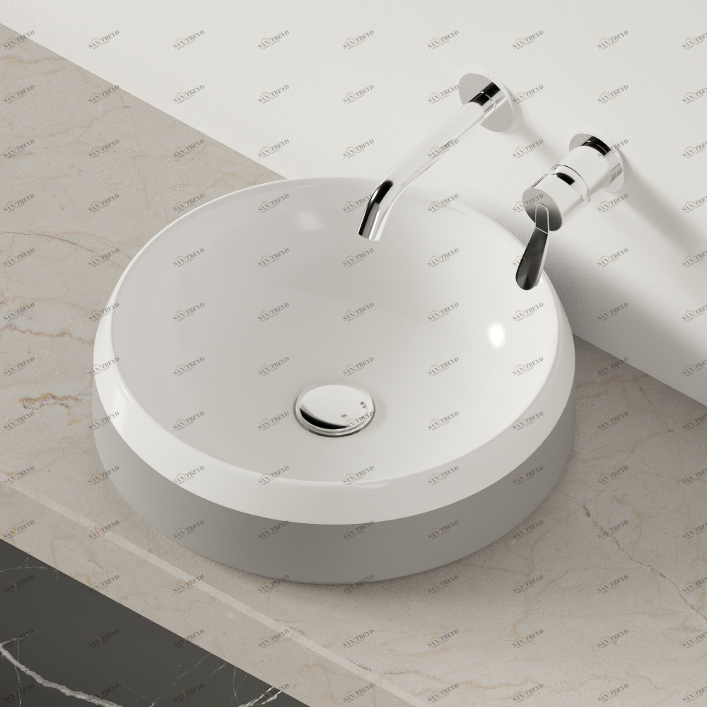 ACER1073ZL Накладная раковина на столешницу  круглая Agape Lariana