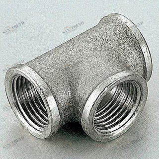 Тройник ВР 1'' никель TIEMME 1500083