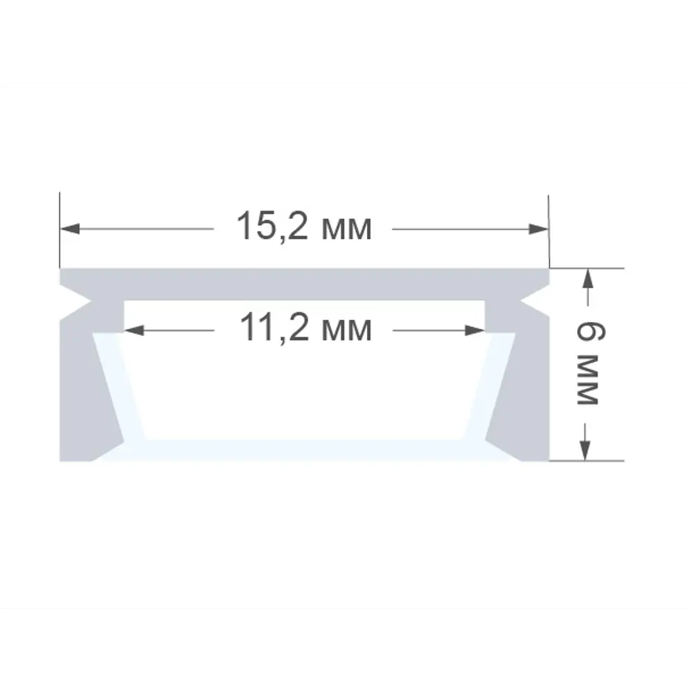 Алюминиевый профиль Inspire для светодиодных лент 1 метр 88891258 STLM-0913645 - Вид №6