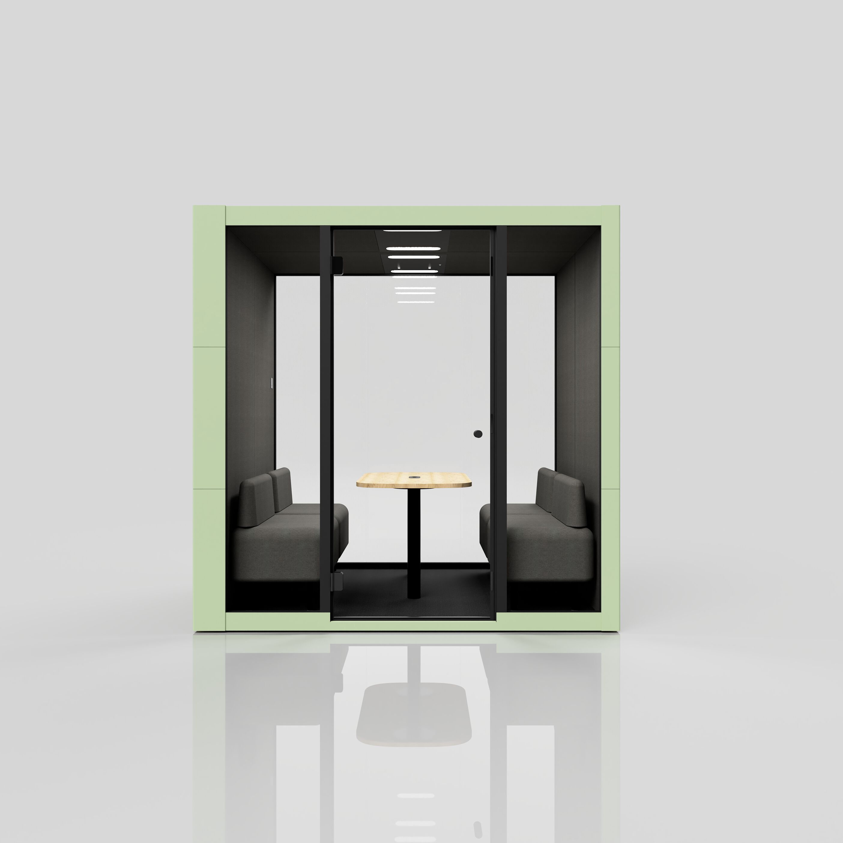 Многосторонняя акустическая офисная кабина со встроенным освещением SilentLab SPARK ARCH-00099142 - Вид №2