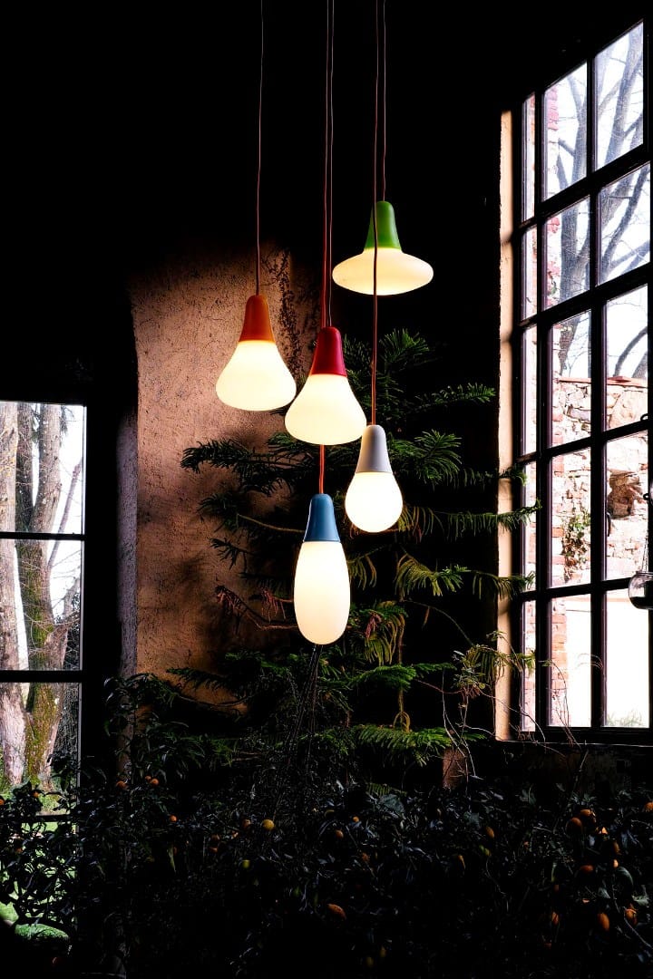 Открытый подвесной светильник из полиэтилена Martinelli Luce CIULIFRULI ARCH-00023253 - Вид №1