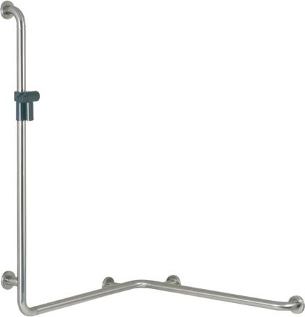 805.35.21S Поручень для душа с держателем для душа, нестандартная длина HEWI Greifen 