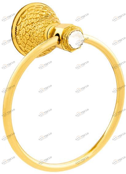 Bronces Mestre Кольцо для полотенца из латуни с кристаллами swarovski® Dragon sun-id-1439923