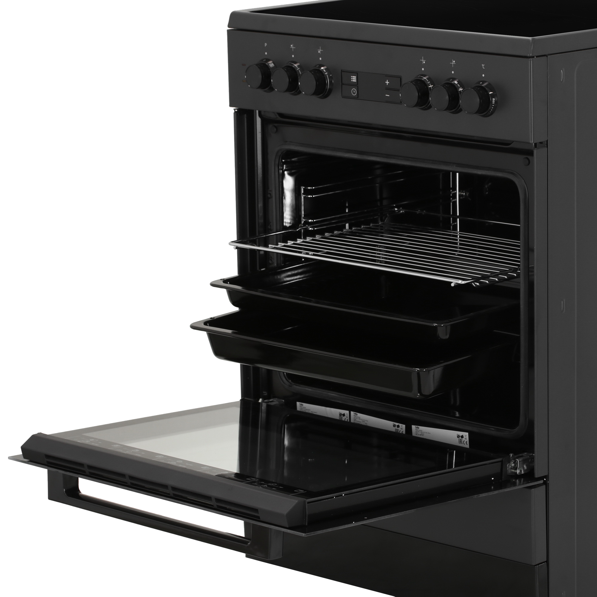 1111023 Электрическая плита Beko FSM67320GAS черный STDN-0131077 - Вид №6