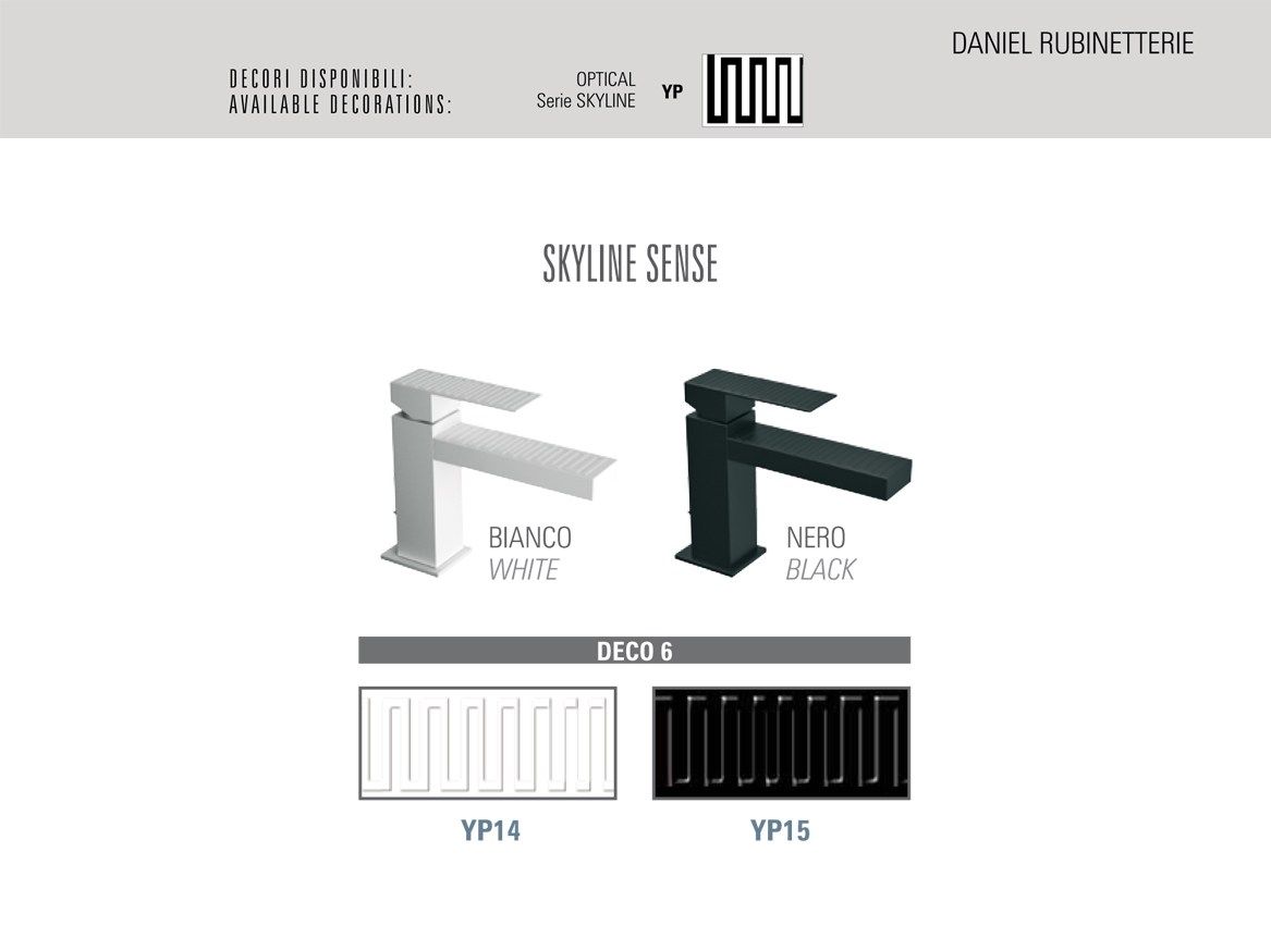 Хромированная латунная настенная душевая колонна с душем Daniel Rubinetterie Skyline ARCH-00073651 - Вид №3