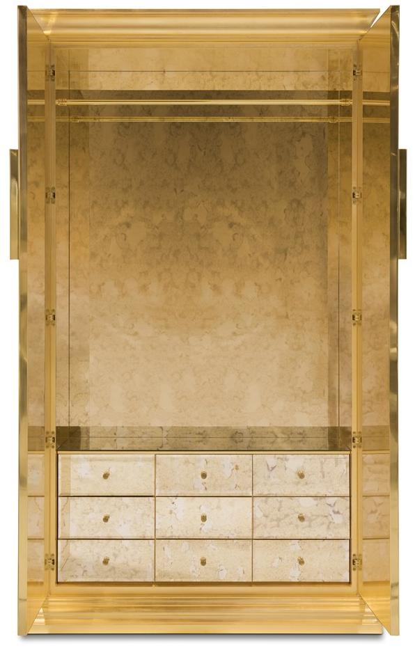 KOKET Шкаф с сусальным золотом с ящиками sun-id-1412528 - Вид №8