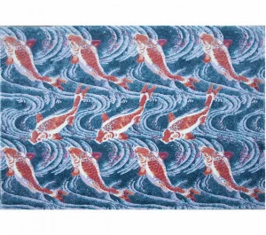 Ковер Lucky you от NOW CARPETS NOW CARPETS ДИЗАЙНЕРСКИЕ 153576 Синий;красный