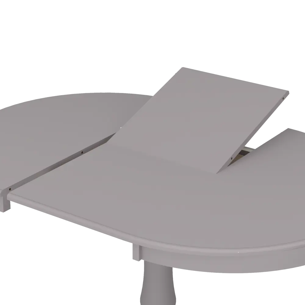 Стол кухонный Delinia Версаль раскладной 90-130x90 см круг дерево цвет графит STLM-2151488 - Вид №7