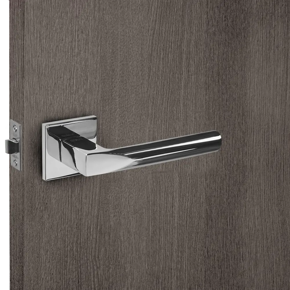 Дверные ручки Punto Cosmo без запирания цвет хром STLM-2153518 - Вид №6