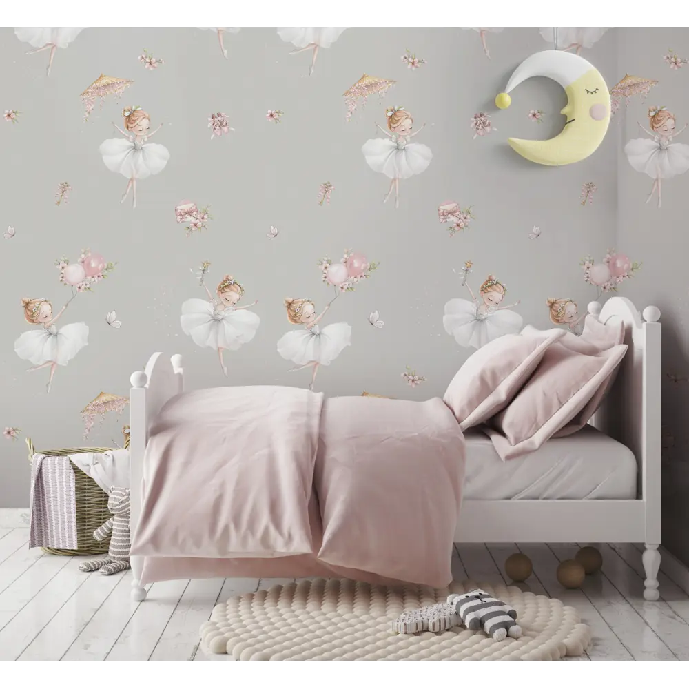 Обои флизелиновые Артекс Балерины серые 1.06 м 11498-02 STLM-2112578 - Вид №6