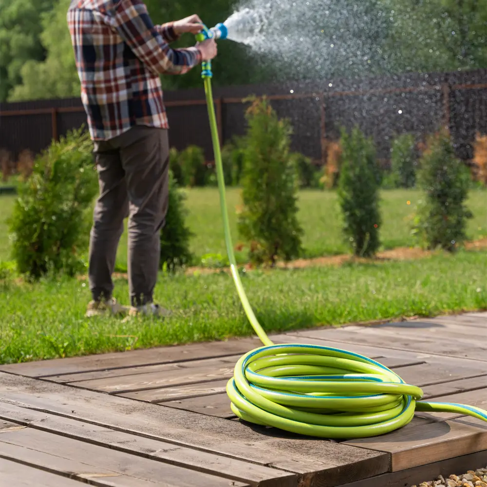 Шланг садовый BEGINIA Standard 1/2" 25 м ПВХ 89408035 STLM-1571512 - Вид №8