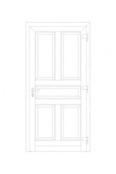 Алюминиевая входная дверь NURITH IMPERO ARCH-00007609 - Вид №8