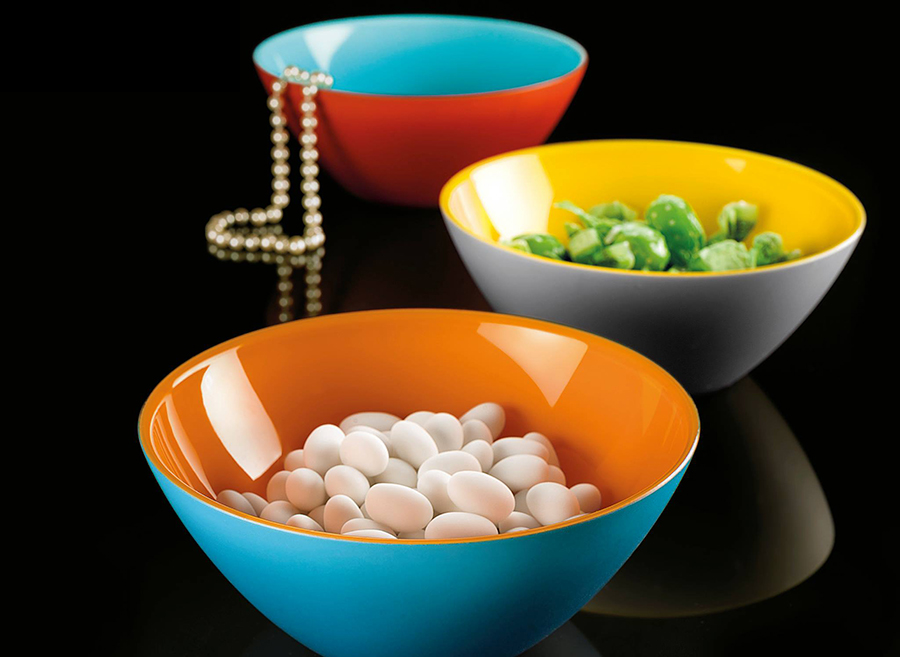 281420168 Салатница my fusion black 20 см желтая Guzzini  - Вид №1