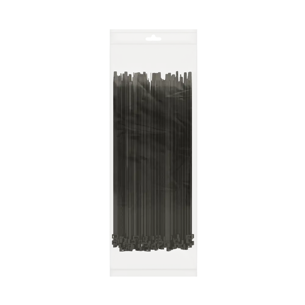 Крепежный хомут 4.8X200 мм нейлон цвет черный 100 шт Santreyd STLM-2150906