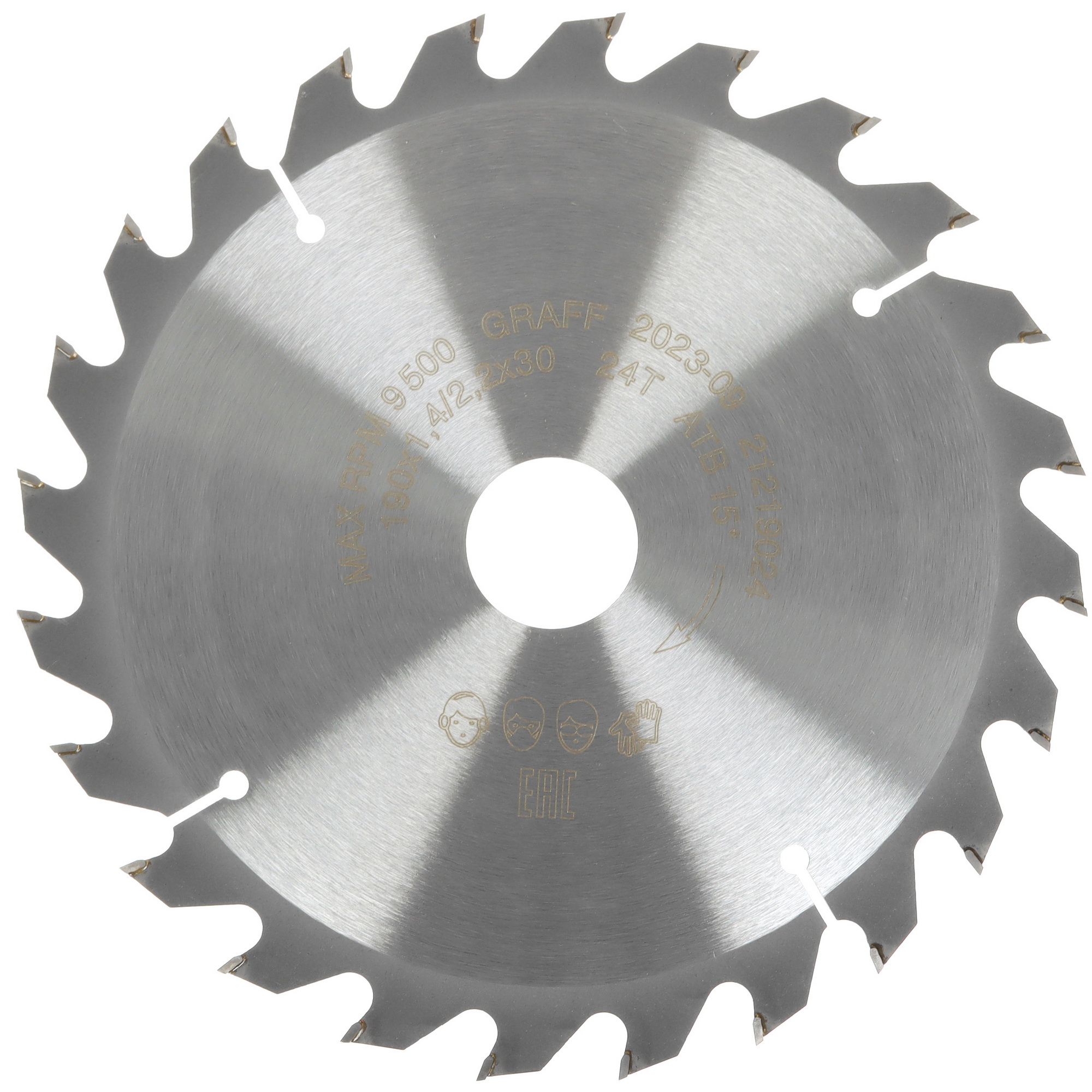 Диск пильный GRAFF 21219024 9114096 STDN-0096449 - Вид №1